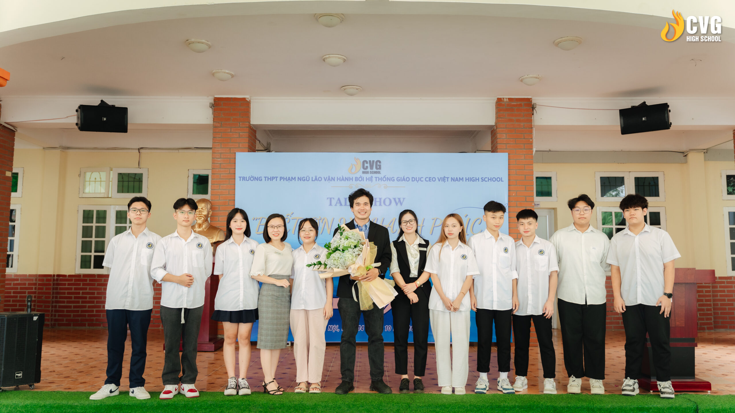 Talkshow “Biết ơn và Hạnh phúc” do CLB Khởi nghiệp Trí tuệ tại CEO Việt Nam High School tổ chức