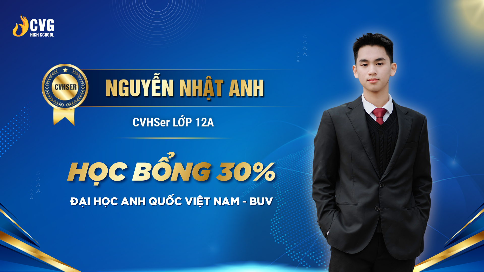 CỰU PHÓ CHỦ TỊCH HỘI ĐỒNG HỌC SINH CHIA SẺ BÍ QUYẾT GIÀNH HỌC BỔNG 30% BRITISH UNIVERSITY VIETNAM (BUV)