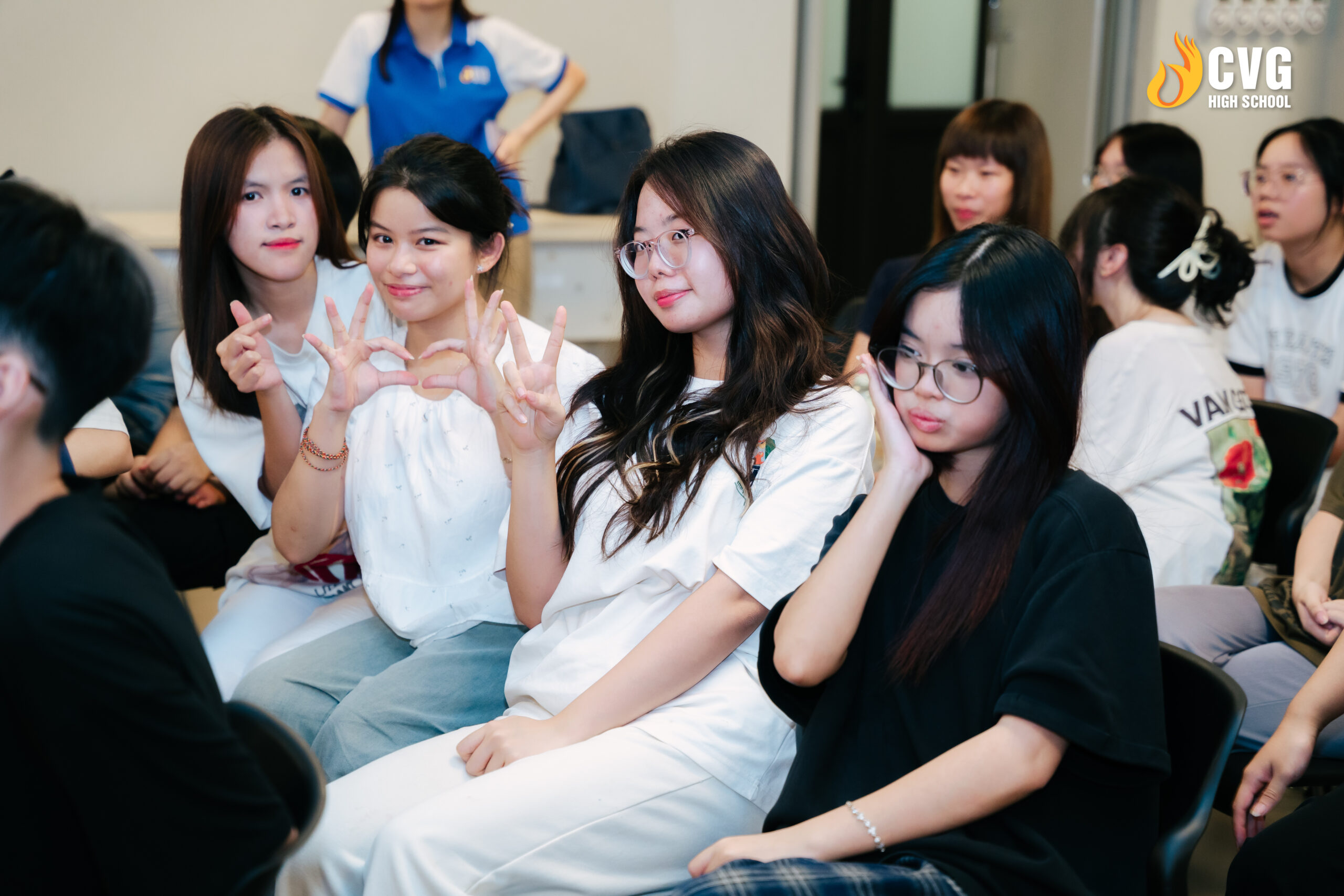 Hoạt động giao lưu, kết nối Học sinh 3 Khối đầy hào hứng tại Khu lưu trú với chủ đề "Welcome HOME - We live, we grow together”